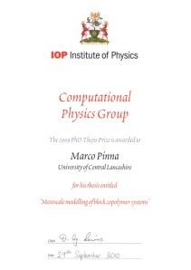 Marco's Prize Marco's Prize