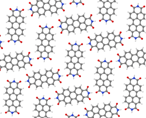 Herringbone phase of PTCDI molecules